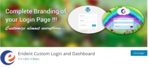 Erident Custom Login and Dashboard